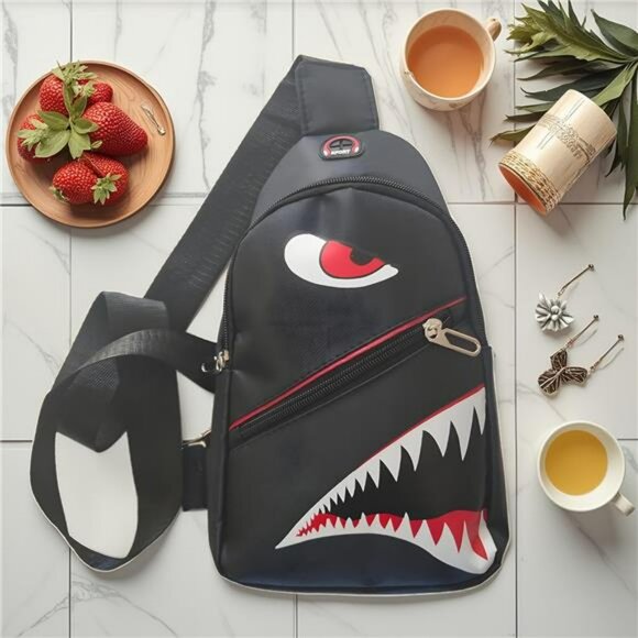 Sling Crossbody Bag Shoulder Chest Bag for Travel Hiking Running Sports - Picture 4 of 7